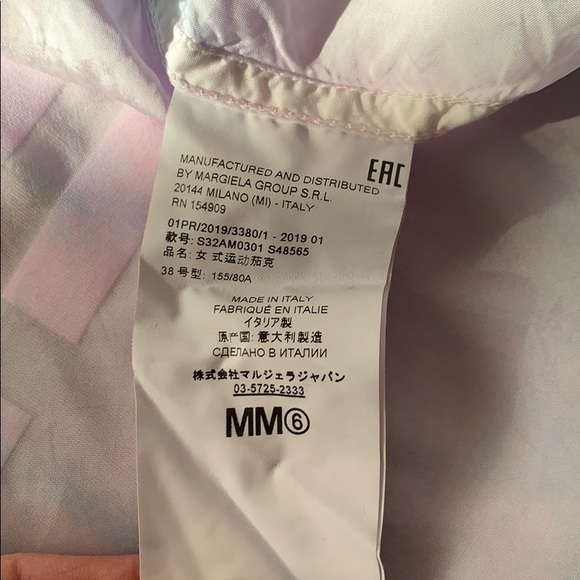 NWT! MM6 MAISON Margiela Bomber Jacket size 38 - Picture 16 of 16